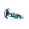 Image 3 : Navajo Merle House Silver Multistone Bracelet