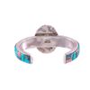 Image 8 : Navajo Merle House Silver Multistone Bracelet