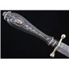 Image 10 : 19th Century Embossed Silver Handle Knife & Sheath
