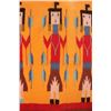 Image 8 : Navajo Yei Be Chei Polychrome Wool Rug c. 1950's