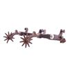 Image 2 : Buermann Peanut Pattern Silver Mounted Spurs