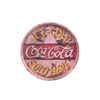 Image 1 : Coca Cola Hand Painted 50 Gallon Top Sign