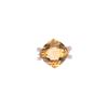 Image 1 : Opulent Citrine & Diamond 14k Yellow Gold Ring