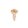 Image 8 : Opulent Citrine & Diamond 14k Yellow Gold Ring