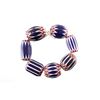 Image 2 : Large 6 Layer Chevron Trade Beads 1800's