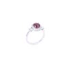 Image 2 : GIA Certified Unheated Ruby Diamond Platinum Ring