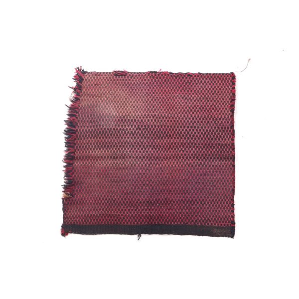 Navajo Checkered Saddle Blanket circa 1950's