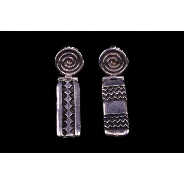 Patrick Mavros Hakata Ndoro Sterling Earrings