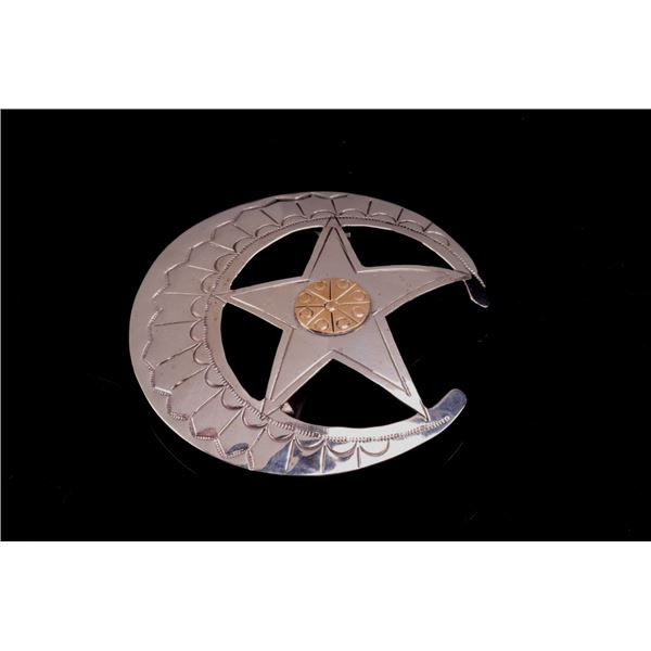 Armand American Horse Peyote Button Scarf Slide