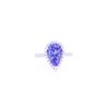 Image 1 : Opulent 4.20 Tanzanite & VS2 Diamond 18k Gold Ring