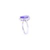 Image 4 : Opulent 4.20 Tanzanite & VS2 Diamond 18k Gold Ring
