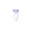 Image 5 : Opulent 4.20 Tanzanite & VS2 Diamond 18k Gold Ring