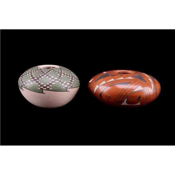 Mata Ortiz Mogollon Polychrome Seed Pot Vessels