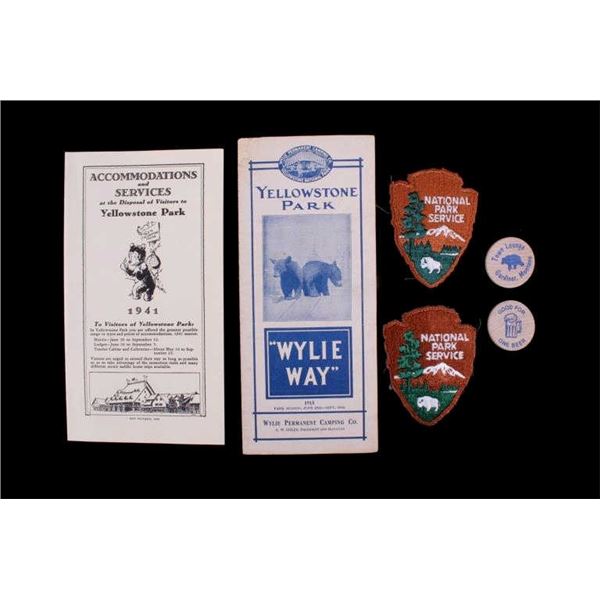 Yellowstone Park Tourist Pamphlets & Memorabilia