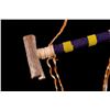Image 2 : Chippewa Beaded Hide Wrapped Antler Peace Pipe