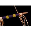 Image 4 : Chippewa Beaded Hide Wrapped Antler Peace Pipe