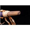 Image 8 : Chippewa Beaded Hide Wrapped Antler Peace Pipe