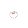 Image 7 : Ribbon Morganite Diamond & 14k Rose Gold Ring