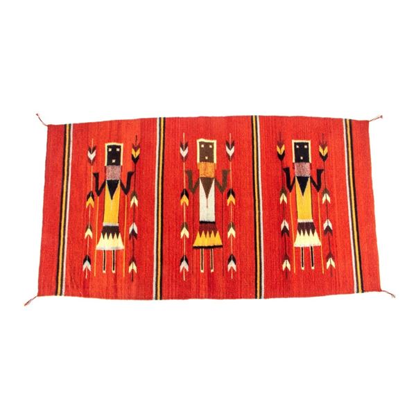 Yei Wool Rug by Master Weaver Cesar Hipolito