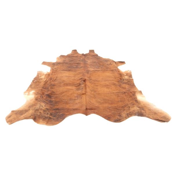 Natural Light Brown Brindle Premium Cowhide