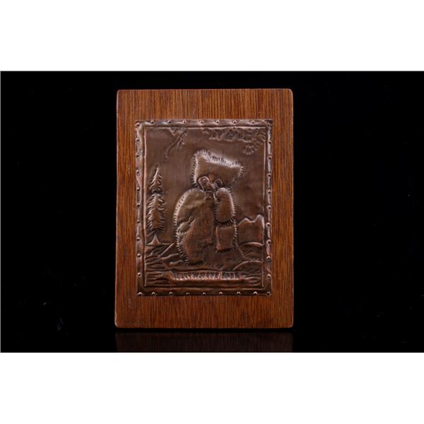 Embossed Wooden Yellowstone Park Sign