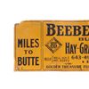 Image 2 : Original Beebe Grain Co. Sign Butte Montana c.1900