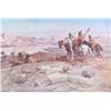 Image 2 : "Wagons Westward" Charlie Russell Framed Print