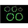 Image 1 : Green Vaseline Fluorescent Trade Bead Strands