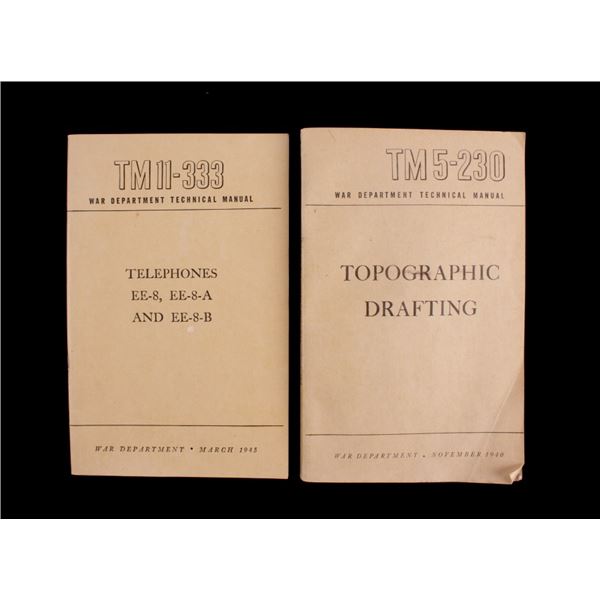 War Department Topographic Drafting Manuals