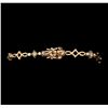 Image 3 : 1.67 ctw Princess Cut Diamond And Round Brilliant Cut Diamond Bracelet - 14KT Ro