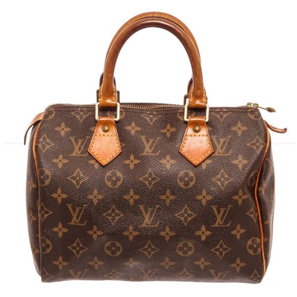 Louis Vuitton Brown Speedy 25 cm Satchel Bag