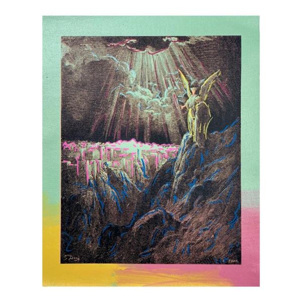 Guardian Angel by Steve Kaufman (1960-2010)