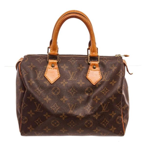 Louis Vuitton Brown Speedy 25 cm Satchel Bag
