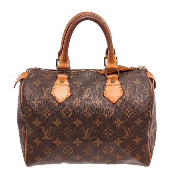 Louis Vuitton Brown Monogram Speedy 25cm Satchel Bag