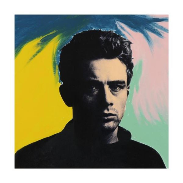 James Dean by Steve Kaufman (1960-2010)