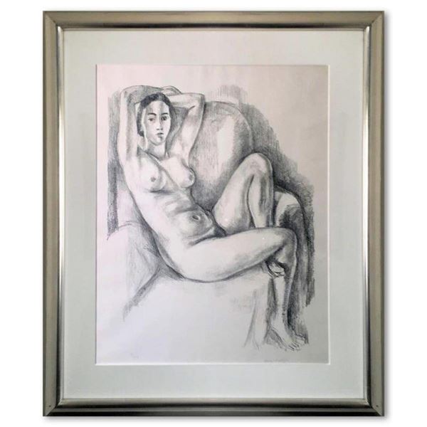 Nu Au Coussin Bleu by Henri Matisse (1869-1954)