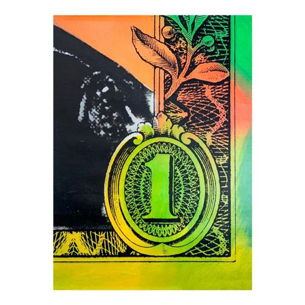 Bottom of a Dollar by Steve Kaufman (1960-2010)