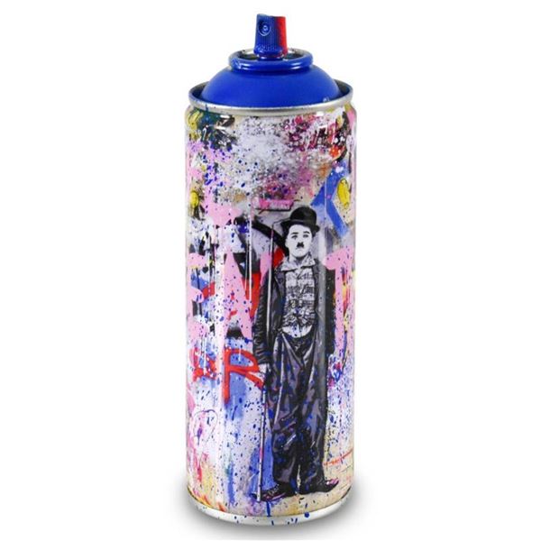 Gold Rush (Blue) by Mr Brainwash