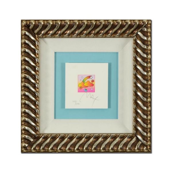 Rainbow with Clouds by Peter Max