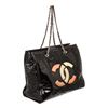 Image 1 : Chanel Black Patent Leather CC Lipstick Tote Bag