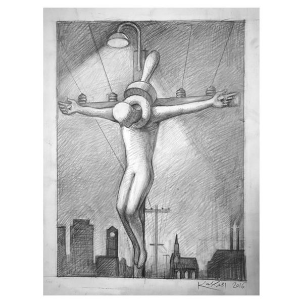 Metropolitan Martyr by Kostabi Original