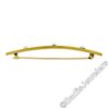 Image 3 : Art Nouveau 14kt Gold Natural Seed Pearl Bar Pin Brooch