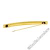Image 4 : Art Nouveau 14kt Gold Natural Seed Pearl Bar Pin Brooch