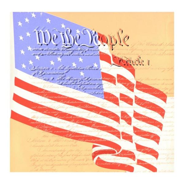 We the People by Steve Kaufman (1960-2010)