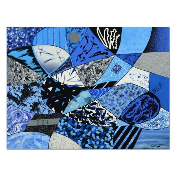 Black, Blue and White by Pergola Original