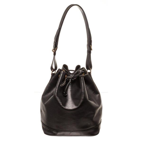 Louis Vuitton Black Epi leather Noe GM Bucket Bag