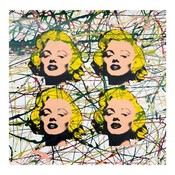 Four Marilyns by Steve Kaufman (1960-2010)