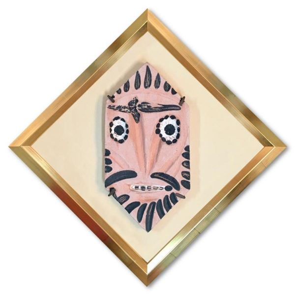 Lozenge with Mask by Picasso (1881-1973)