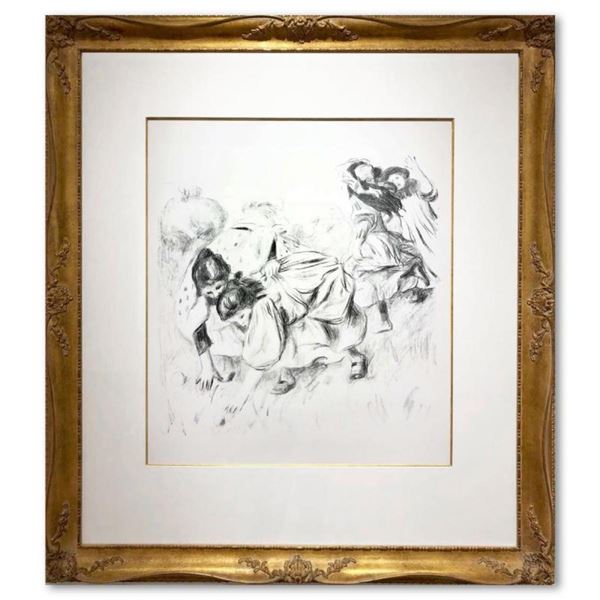 Enfants Jouant a la Balle by Renoir (1841-1919)