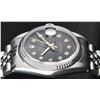 Image 3 : Rolex Mens Stainless Steel 36MM Black Diamond Datejust Wristwatch
